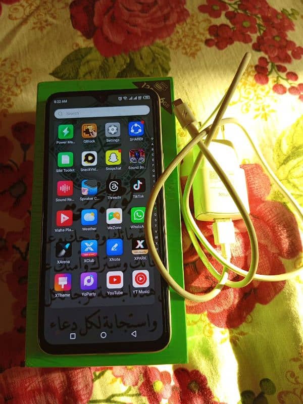 infinix Note 11 6+5 GB ram 128 GB rom box charger 2