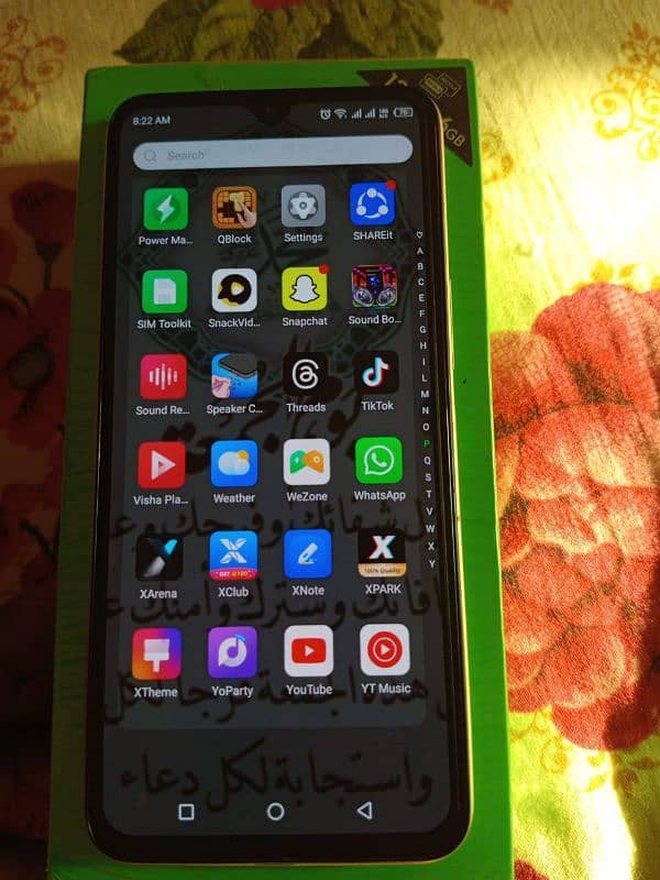 infinix Note 11 6+5 GB ram 128 GB rom box charger 4