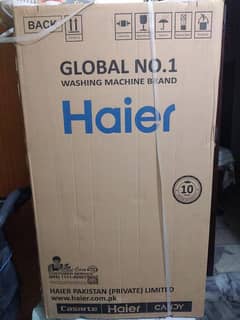 New Haier washing machine