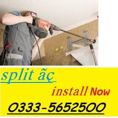 Split AC installation shifting O333'56'52'5OO