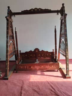 Chinioti wooden jhula available With best high glass finishing