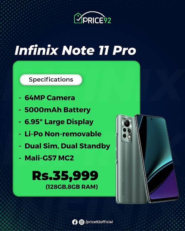 bilkul saaf Infinix note 11 pro 10/10 condition hai charging box new 4