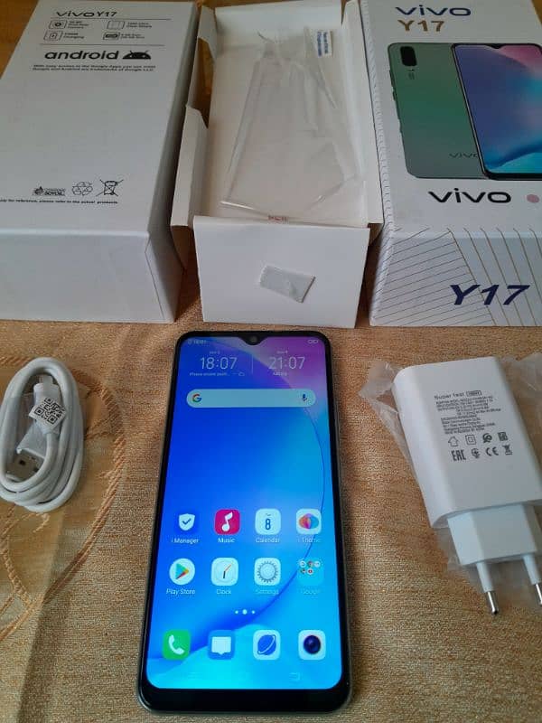 vivo y17* 8/256GB box charger new [03066655410] 1