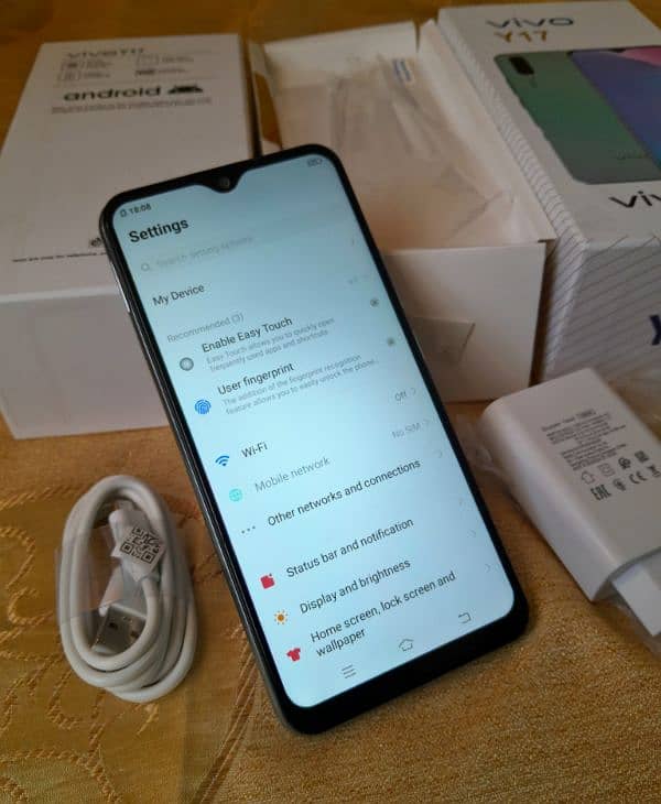 vivo y17* 8/256GB box charger new [03066655410] 4