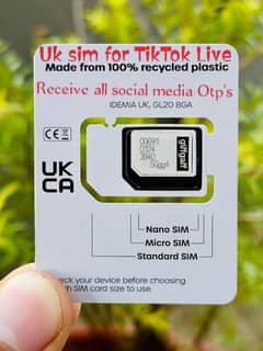 uk (_sim+) for TikTok live.