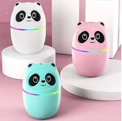 Air Freshener Panda Mini USB Humidifier Powered Car Cool Mist Sprayer