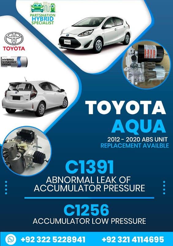 ABS Brake/Hybrid Battery/Cell/Prius/Aqua/Axio/Fielder/Sienta/CHR/Vezel 1