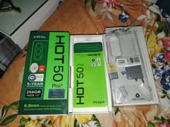 infinix hot 50 pro plus 10/10 8+8(256)gb with box and original charger