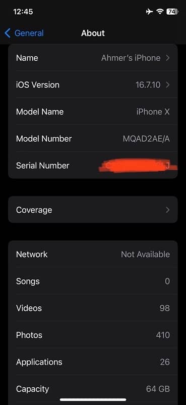 iPhone X (Non PTA) 4