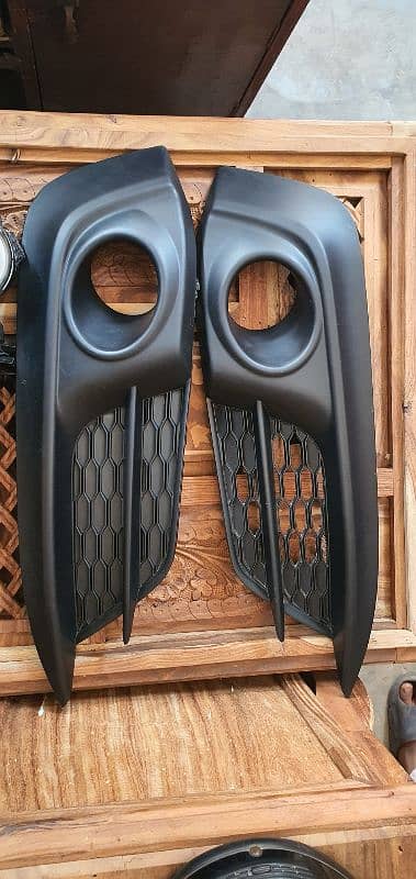 Honda Civic X Bumper Fog Lamp Cover + Fog Lamps 0