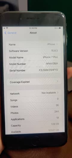 IPHONE 7PLUS  NEW MOBILE 128 GB