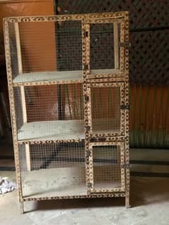 new wooden  cage