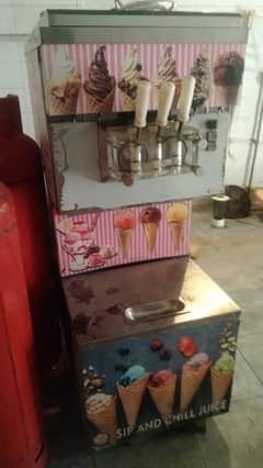 Cone ice cream machine