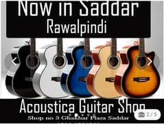 Quality guitars collection at Acoustica Guitar shop