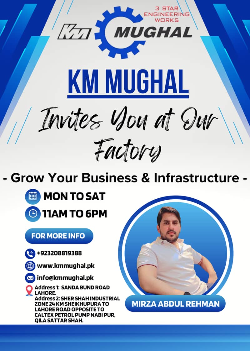 KM Mughal 3 Star Engineering Works: Products & Services 7