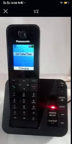 Panasonic colour display cordless phone free delivery