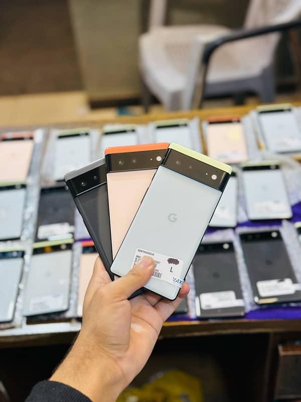 Google Pixel 6 / 6a / 6 pro Dual Sim Pta Fresh Original Stock 8
