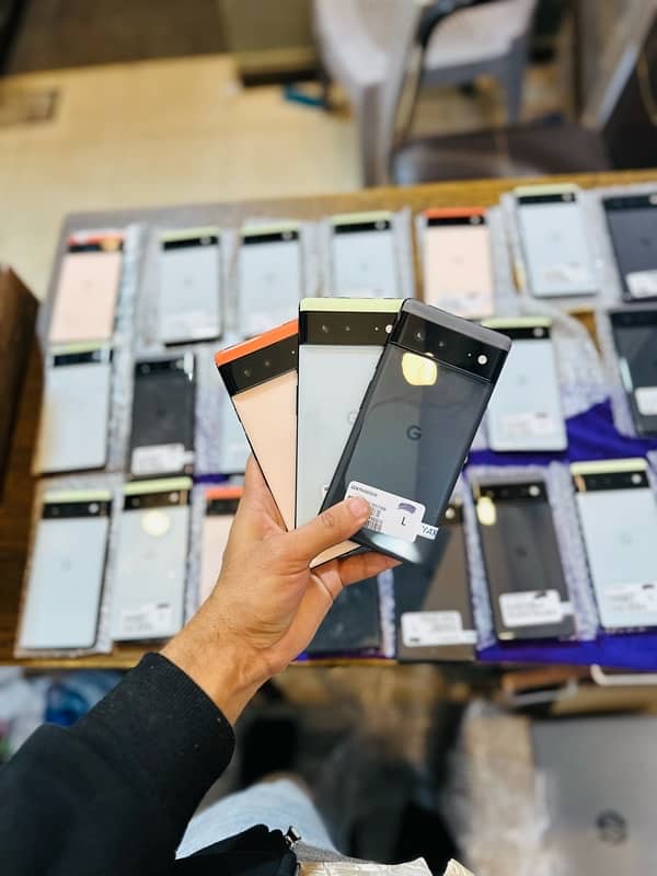 Google Pixel 6 / 6a / 6 pro Dual Sim Pta Fresh Original Stock 10