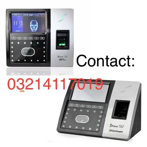 Zkteco Fingerprints attendence machine and door lock electric security 0