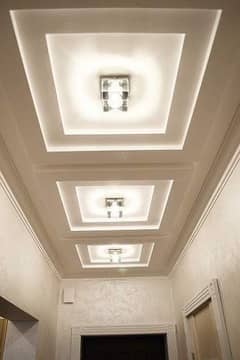 gypsum ceiling/ ceiling /glass partition/office pop ceiling/drywall