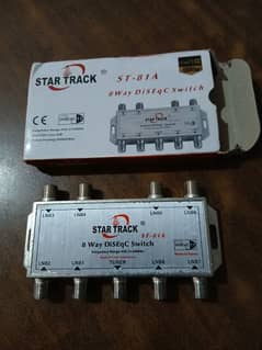 Dish antennas 8 faces Diseqc Switch Star Treck