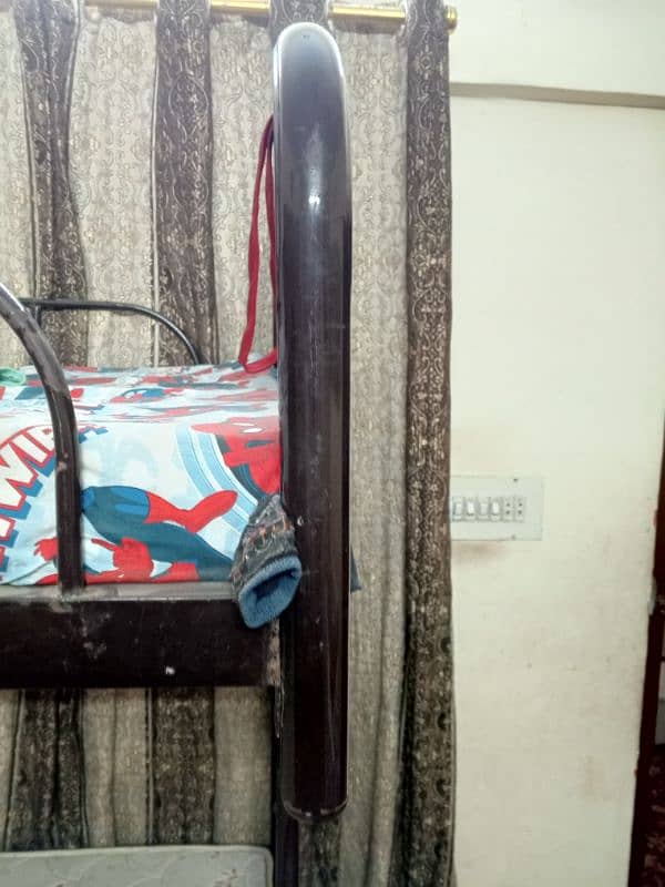 BUNK BED FULL SIZE WITH 2 NEW MATTRESSES 4