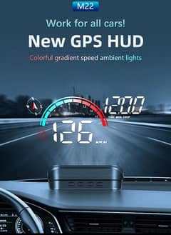 M22 Car Head Up Display Car GPS HUD Speedometer Projector All Car