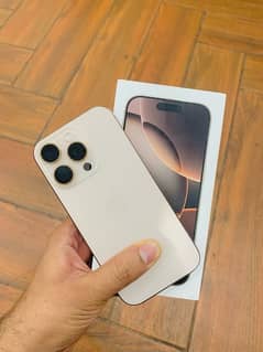 iphone 16 pro 256gb Dessert clr HK model 2 month sim time