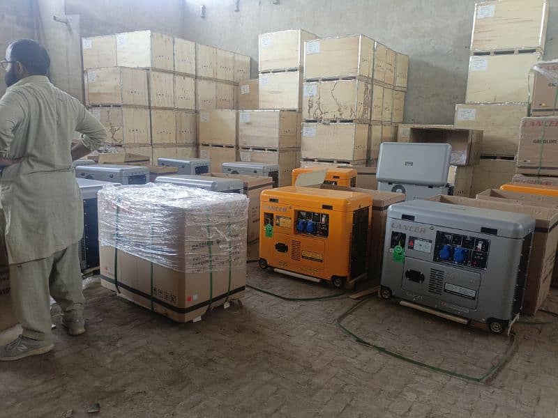 Generator 10 12 14Kva Lancer Gas Patrol Sound less New use 2 Ac 6