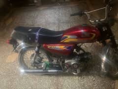 yahama dhoom 2012 model (70cc) in red colour