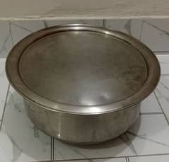 New Stylish Stain less steel pot