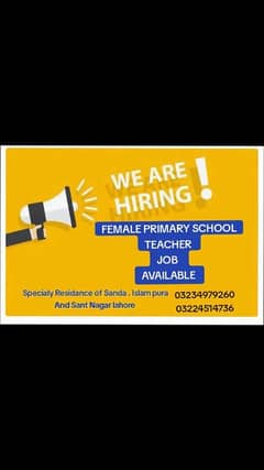 teacher required