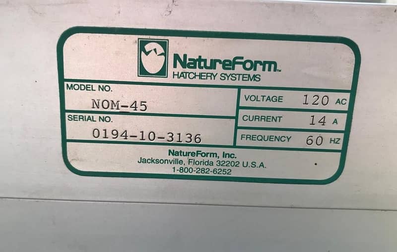 NatureForm Egg Incubator for Sale – Ideal for Game Birds & Poultry 0