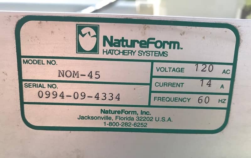 NatureForm Egg Incubator for Sale – Ideal for Game Birds & Poultry 1