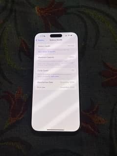 Iphone 16 Pro Max 256 GB Non PTA (35 Cycles)