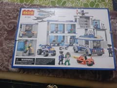 Legos/blocks/whole police station