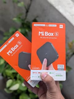 Mi Box S 4k with free remote and cable in stock