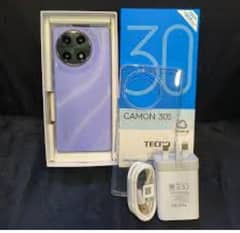 Tecno Camon 30S 8+8 Gb Ram 256Gb Rom with box 11 moth warranty