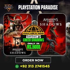 We are providing Assassin's Creed shadow