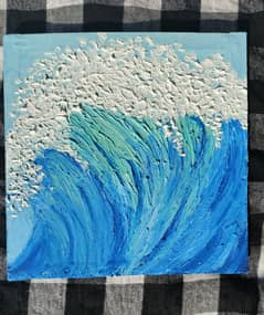 Oceanic Texture art painting