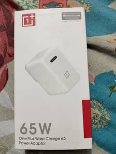 One plus 65W genuine charger