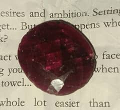 Ruby stone original origin Afghanistan