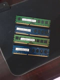 Computer rams for sale ek 8gb ki he or teen 4gb ki hen ddr3