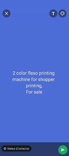 2 color flexo printing machine for sale