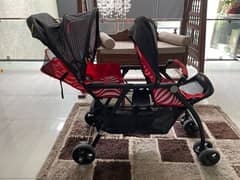 double pram stroller kids ( very handy ) imported