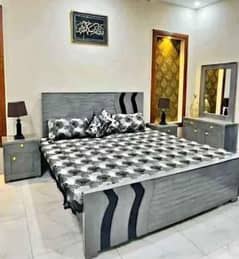 Bed Set, Wooden Bed, Single Bed, Double Bed, King Size Bed, Side Table