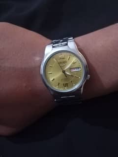 Seiko 5 gold plated dial super rare