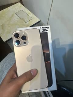 IPHONE 16 pro max desert titanium Physical +esim