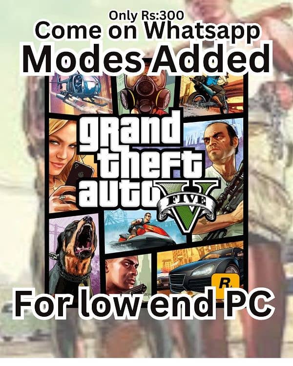 GTA 5 for low end PC with modes added 0