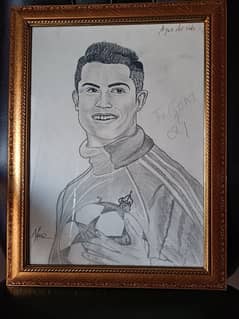 Cristiano Ronaldo Hand Made Sketch